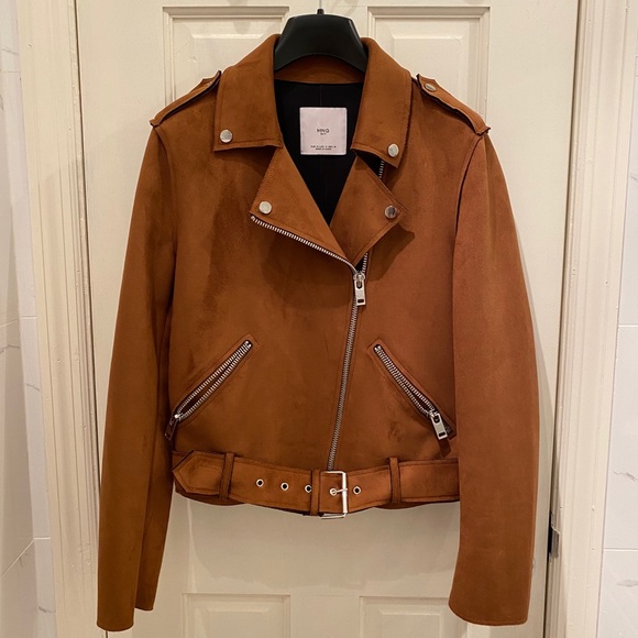 Mango suede biker jacket - Picture 7 of 10